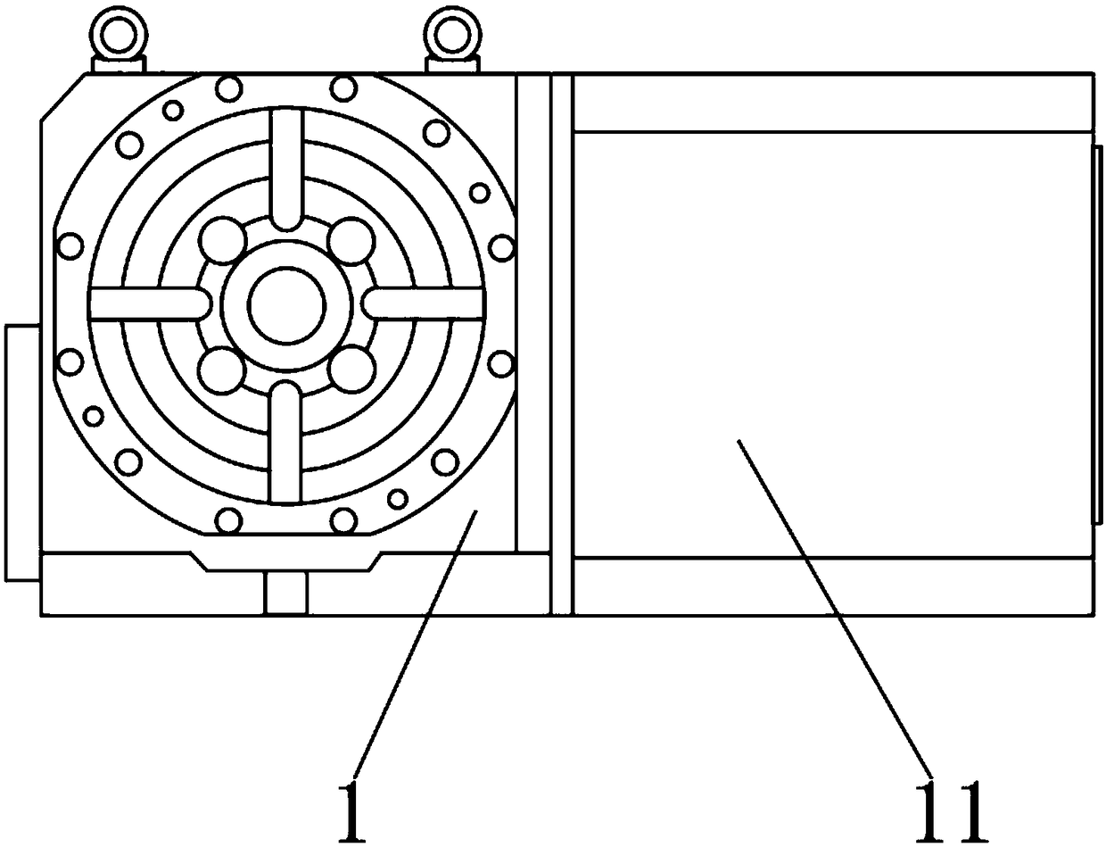 Universal numerical control machine tool fourth shaft