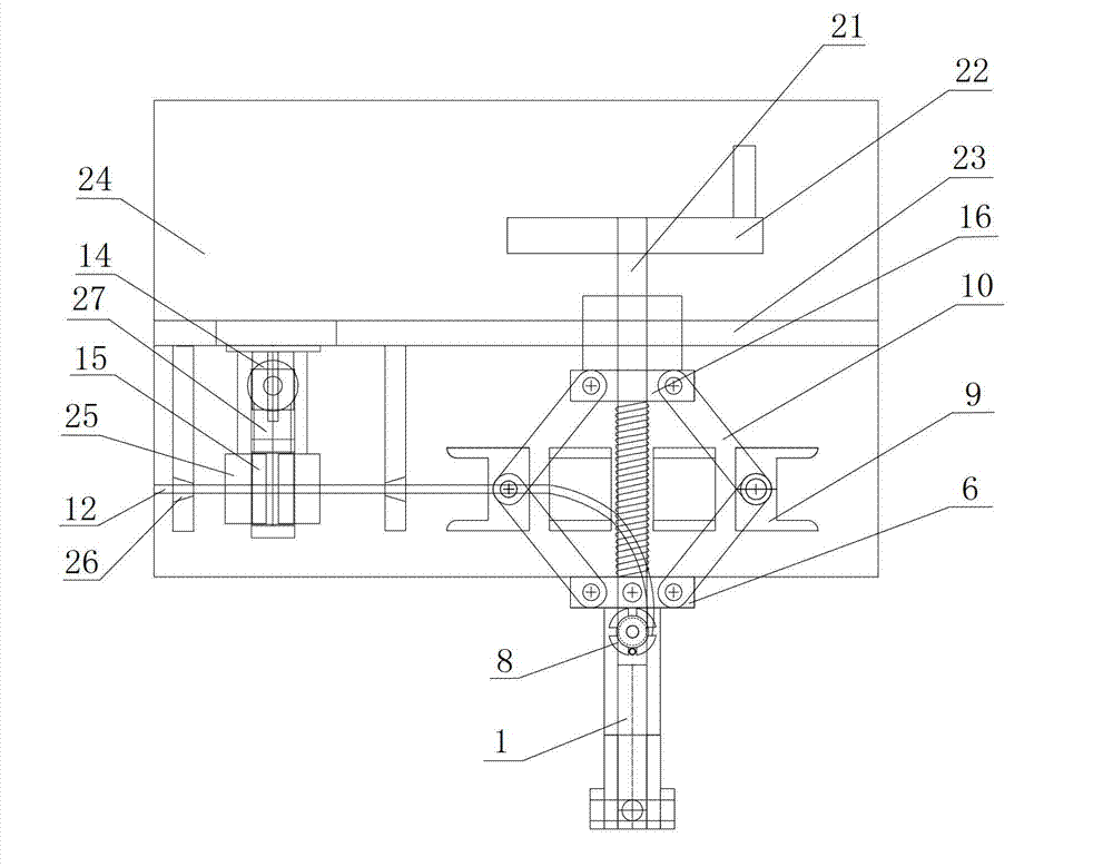 Manual winding device for cold stop pipe