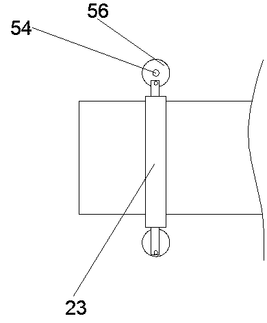 Metal plate film covering device with adjustment function