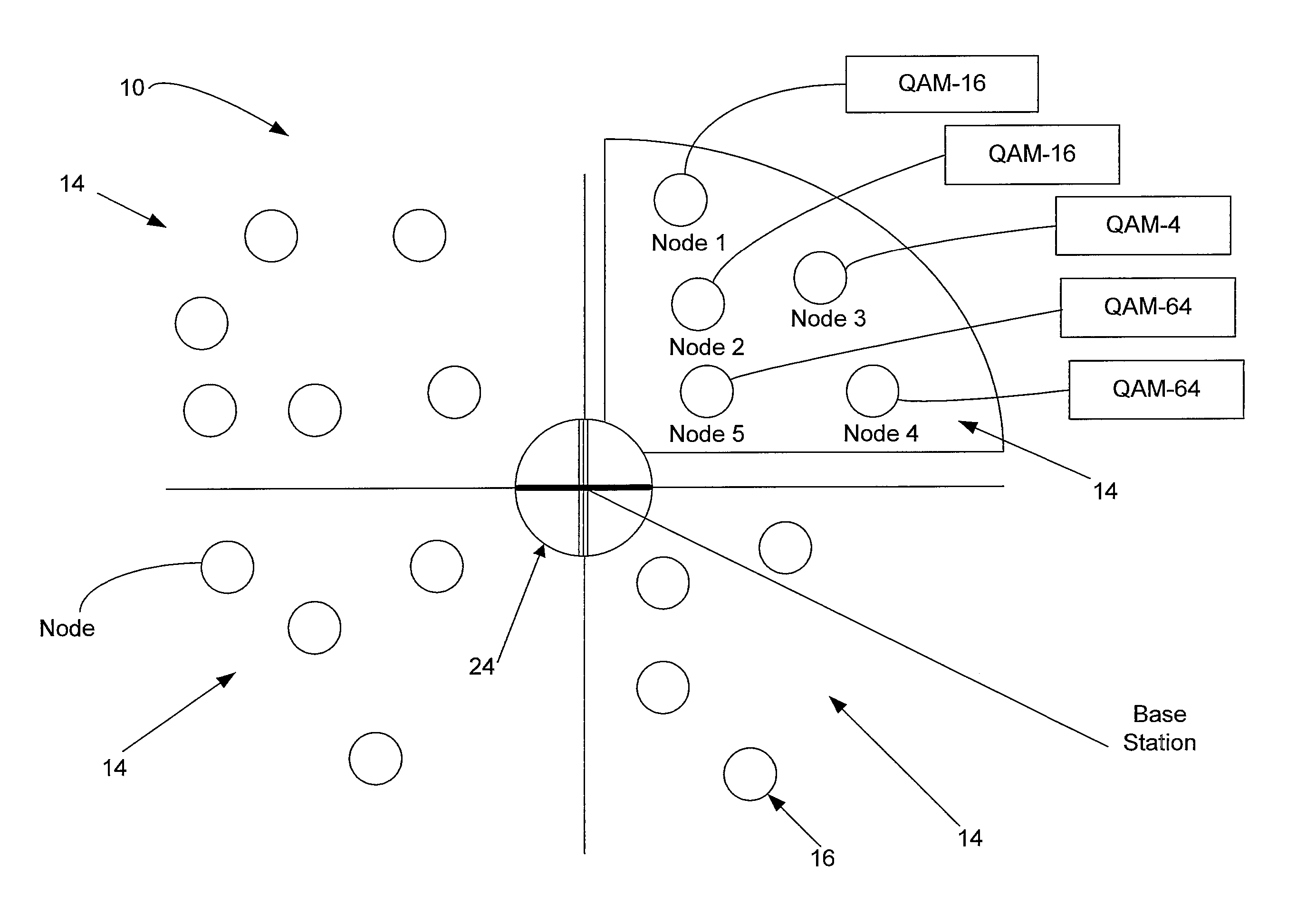 Packing source data packets into transporting packets with fragmentation