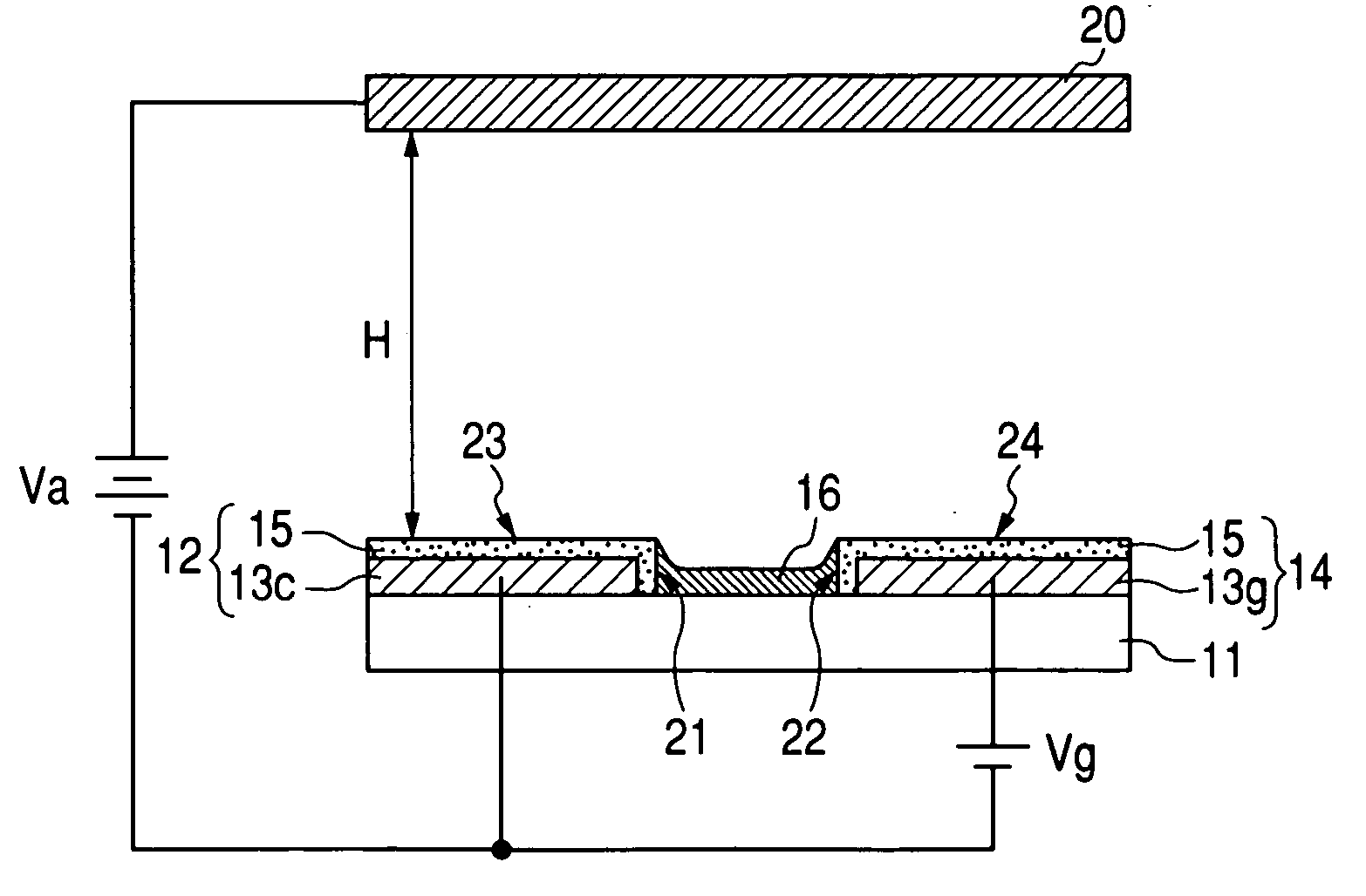 Electron-emitting device, electron source, image display device and information display and reproduction apparatus using image display device, and method of manufacturing the same