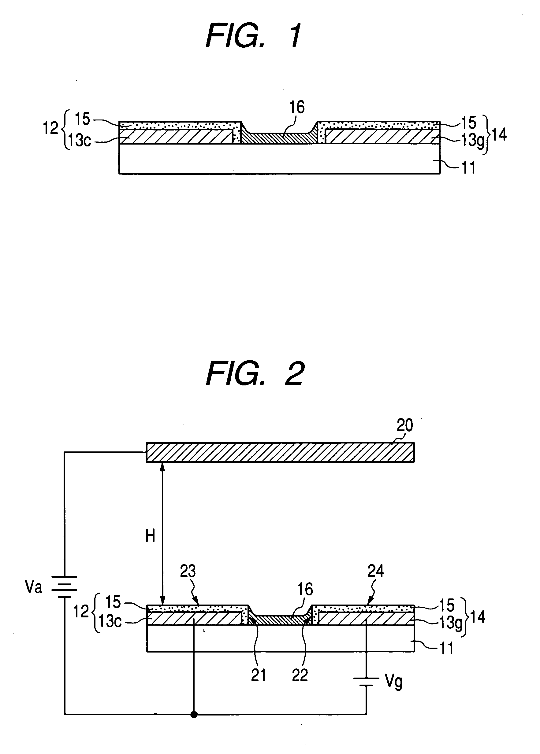 Electron-emitting device, electron source, image display device and information display and reproduction apparatus using image display device, and method of manufacturing the same