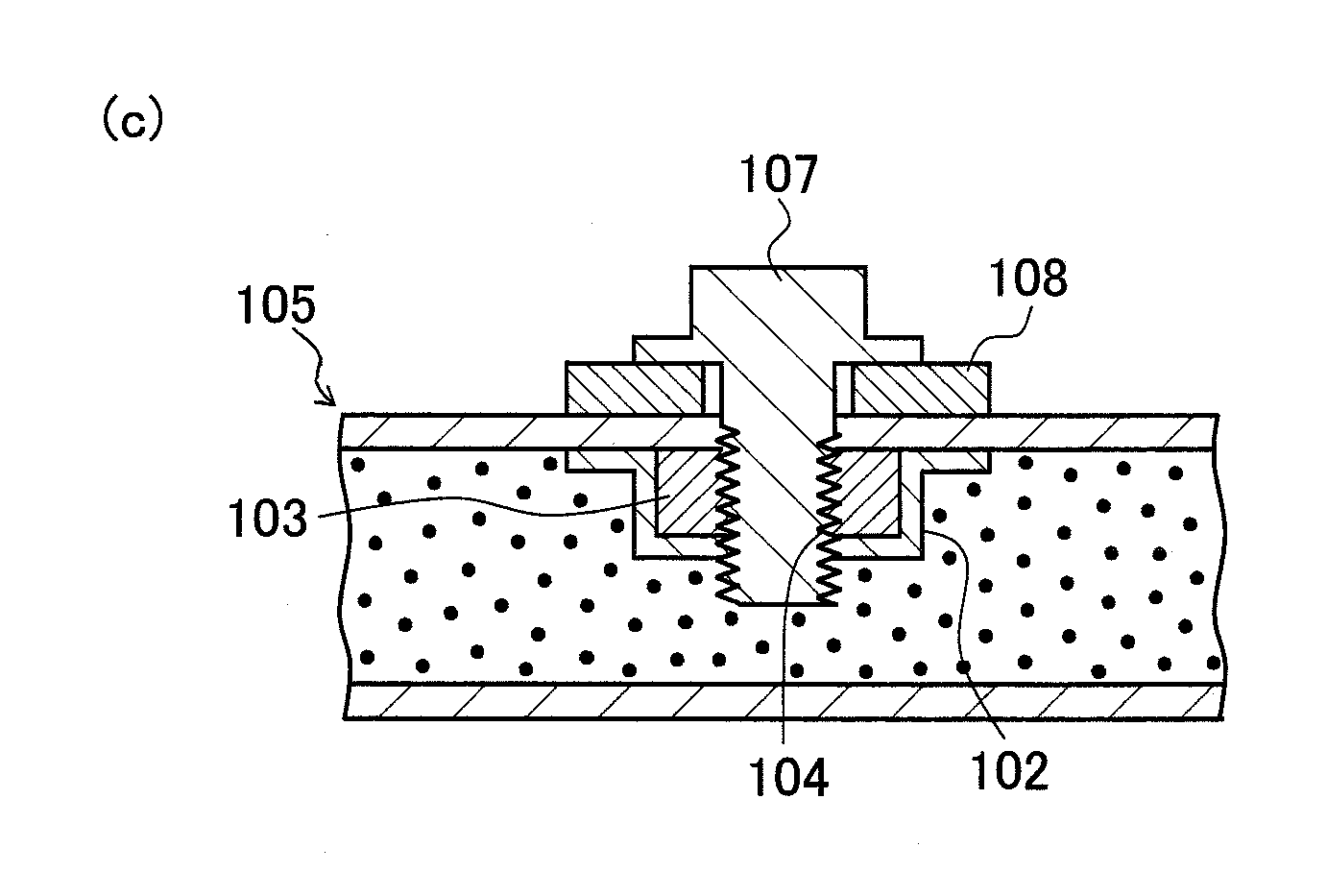 Method for manufacturing FRP member with insert and FRP member with insert