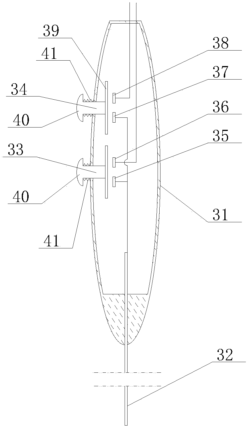 Thyroid tumor radiofrequency ablation device based on recurrent laryngeal nerve detection