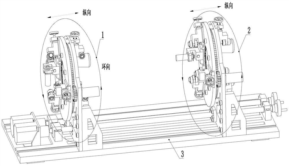 Automatic cable stripping device integrating longitudinal cutting and annular cutting