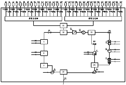 Barn worm gas and water detection unit with self protection function and detection method