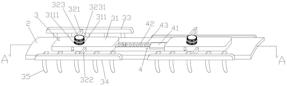 A fixation device with absorbable rib plate