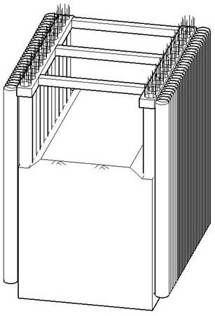 Prefabricated comprehensive pipe gallery for bearing capacity of enclosure structure and its construction method