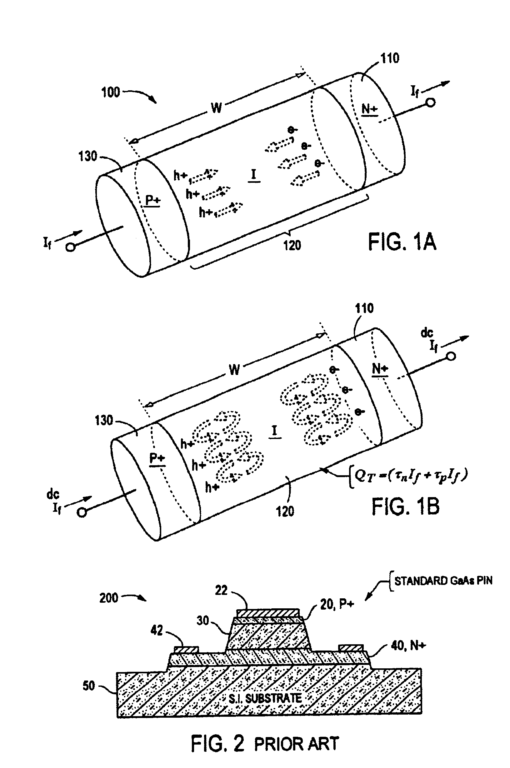 Method of making heterojunction P-I-N diode