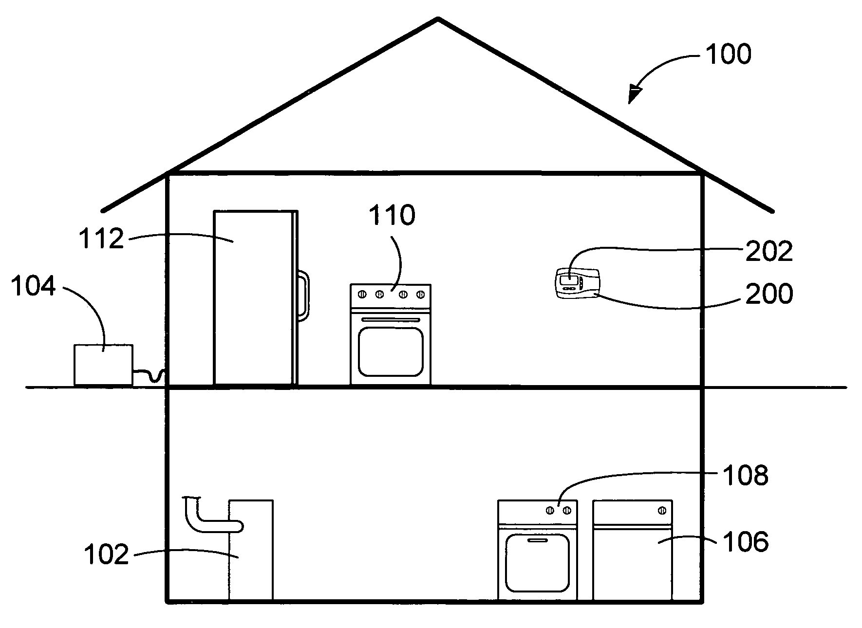 Appliance diagnostic display apparatus and network incorporating same