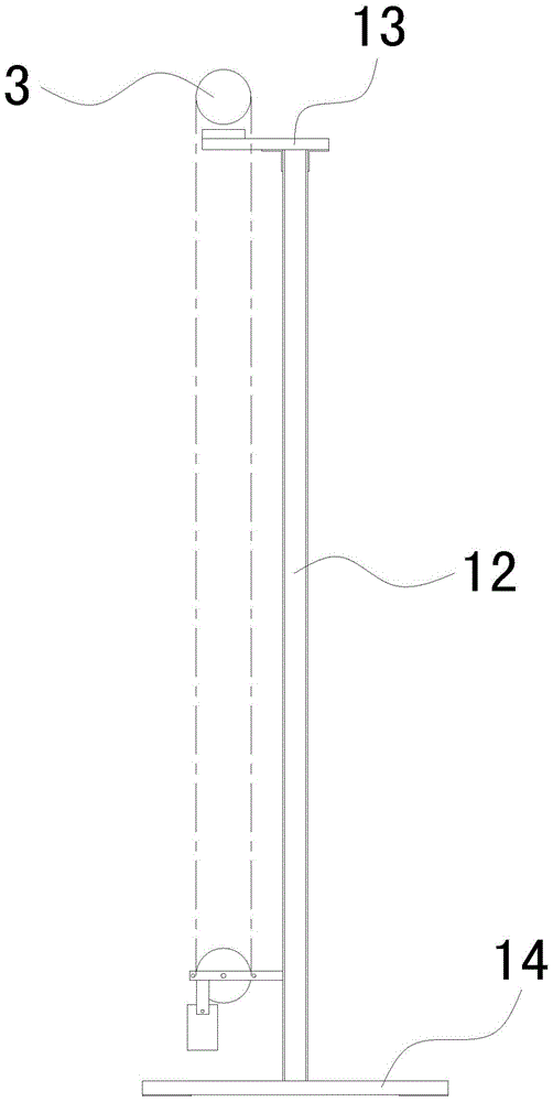 An elevator speed limiter safety gear linkage test platform