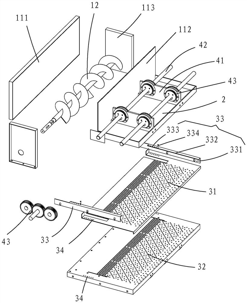 Reciprocating rolling material forming device