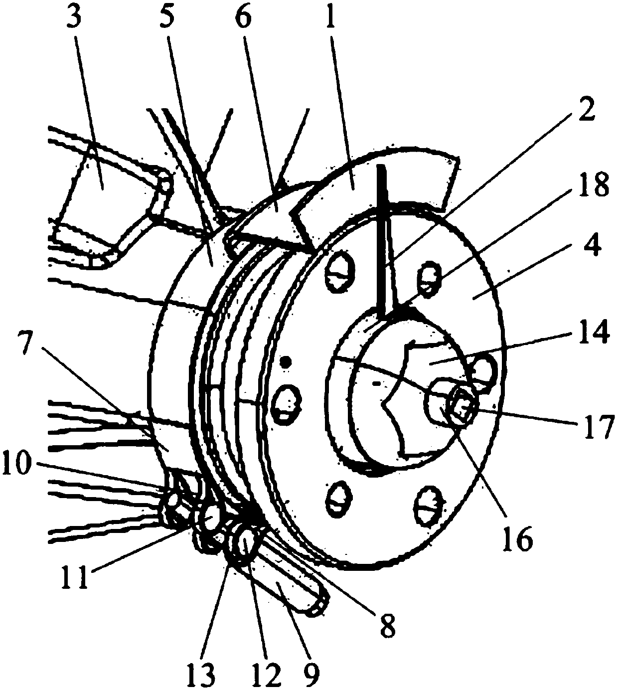 Measuring tool for rear axle flange corner