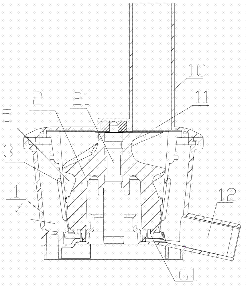 Screw squeezing type juicer