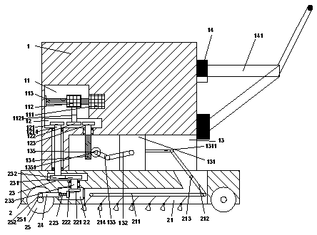 High-efficient agricultural grain tedder