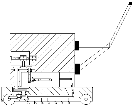 High-efficient agricultural grain tedder