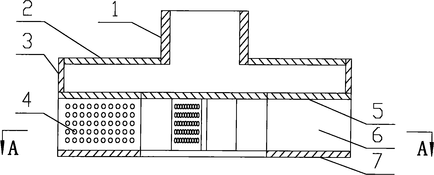 Treatment method for nitrogen oxide tail gas discharged from industrial production furnace, and apparatus thereof