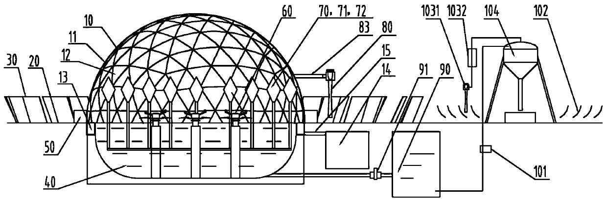 Solar seawater desalination system and method