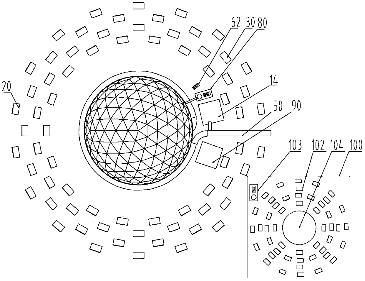 Solar seawater desalination system and method