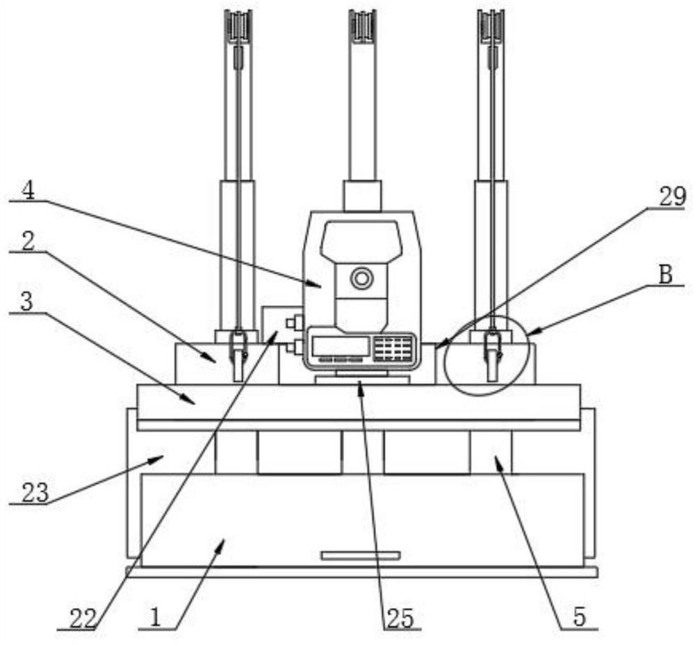 BIM-based accurate measurement device for intelligent construction site construction