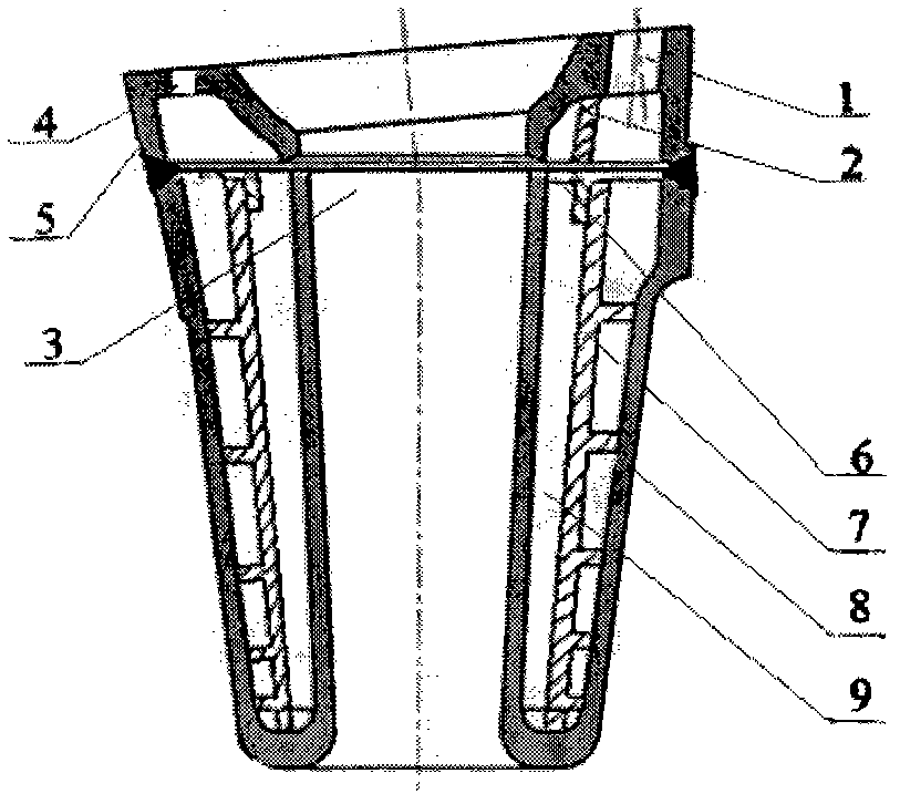 Blast furnace tuyere small sleeve