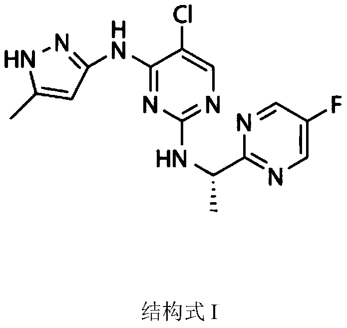 Application of AZD1480 in preparing drug for treating influenza virus infection