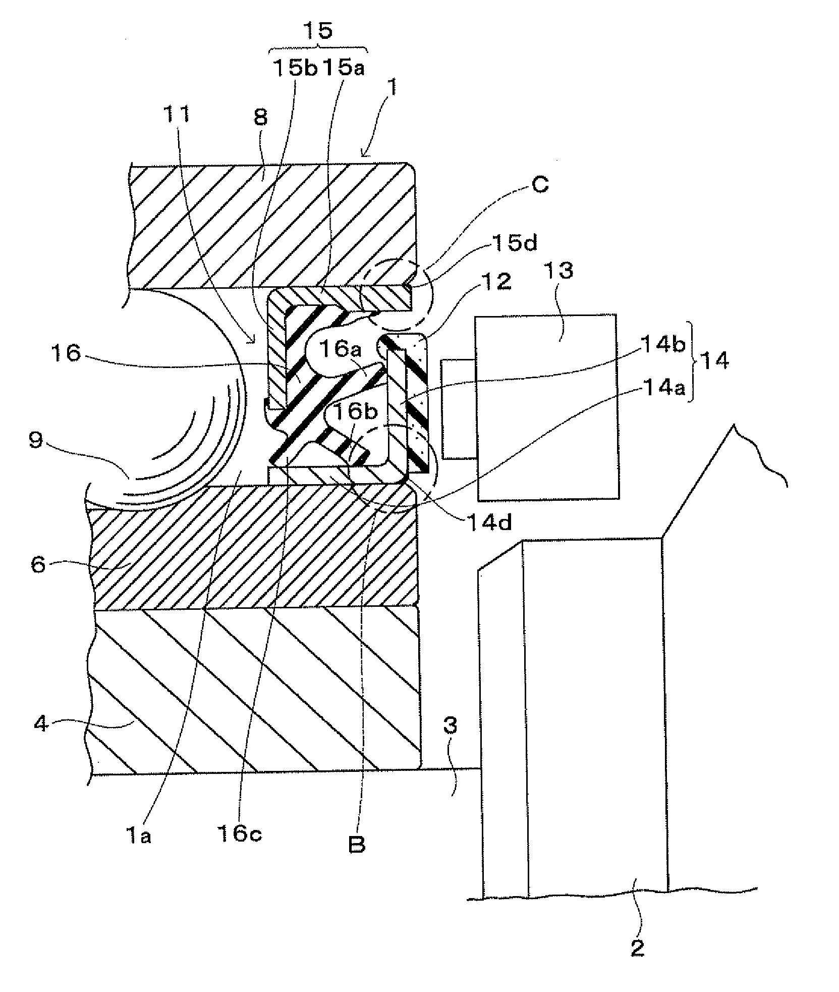 Sealign Structure for Fitting Portion