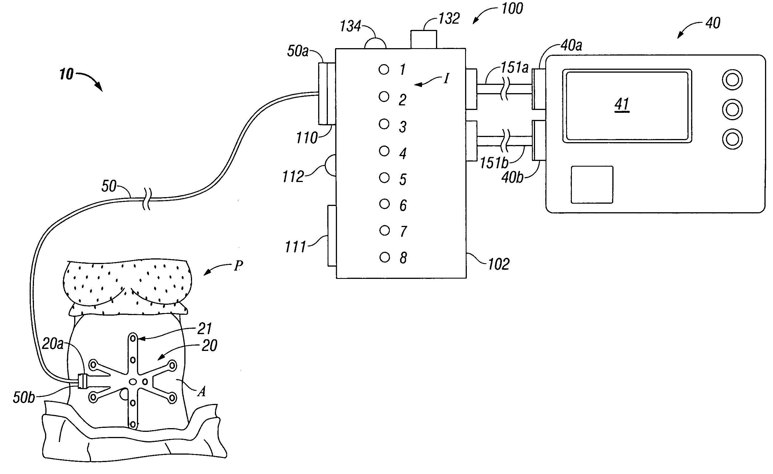 Signal replication medical apparatus