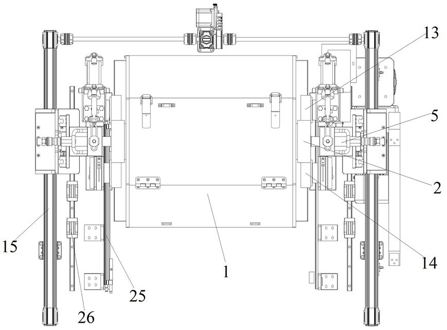 Rolling type high-pressure gas dust removal equipment