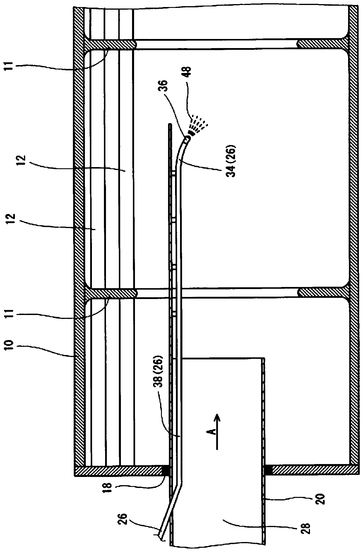 Production method for water-absorbing resin powder, and production device for same