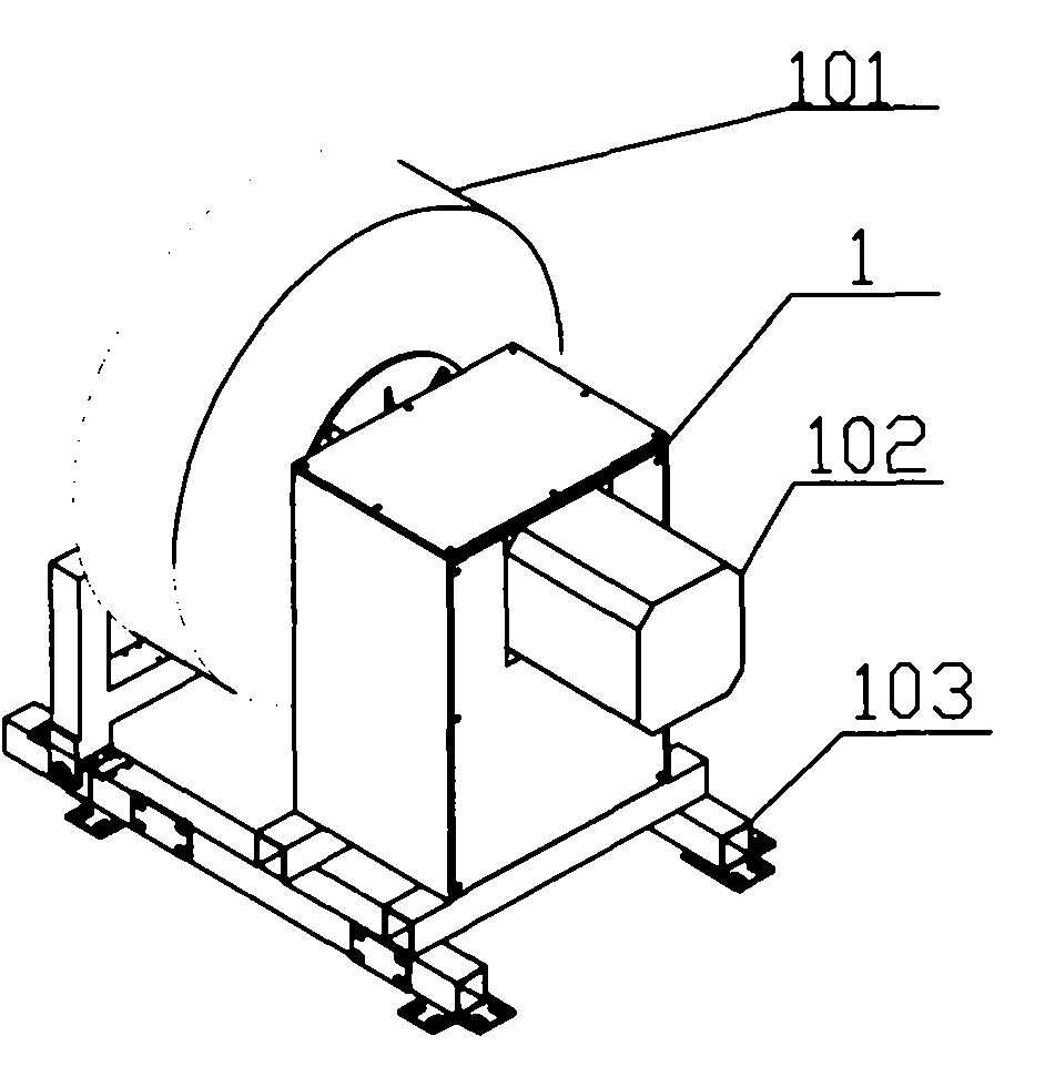 Automatic production line for shells of electrical appliances