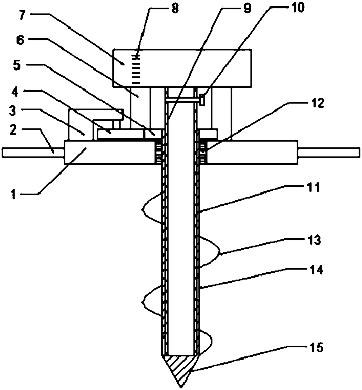 Fertilizer applying device for green crisp plums