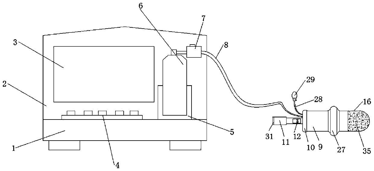 Integrated dosing and sampling device for gynecological examination