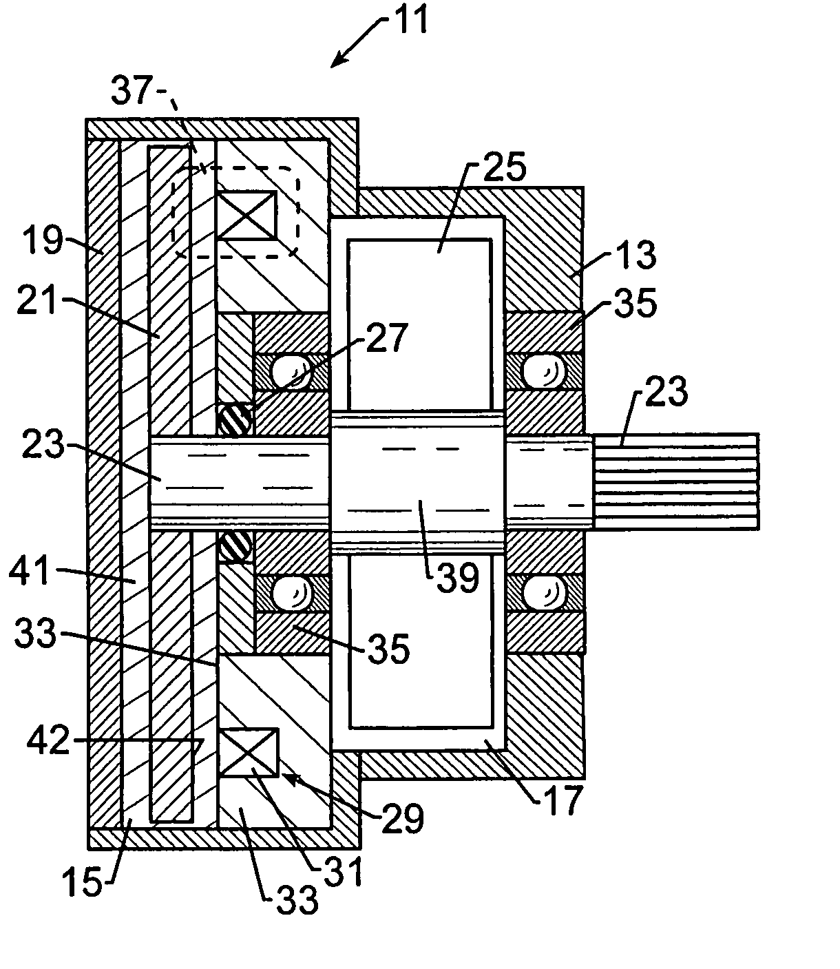 Brake with field responsive material