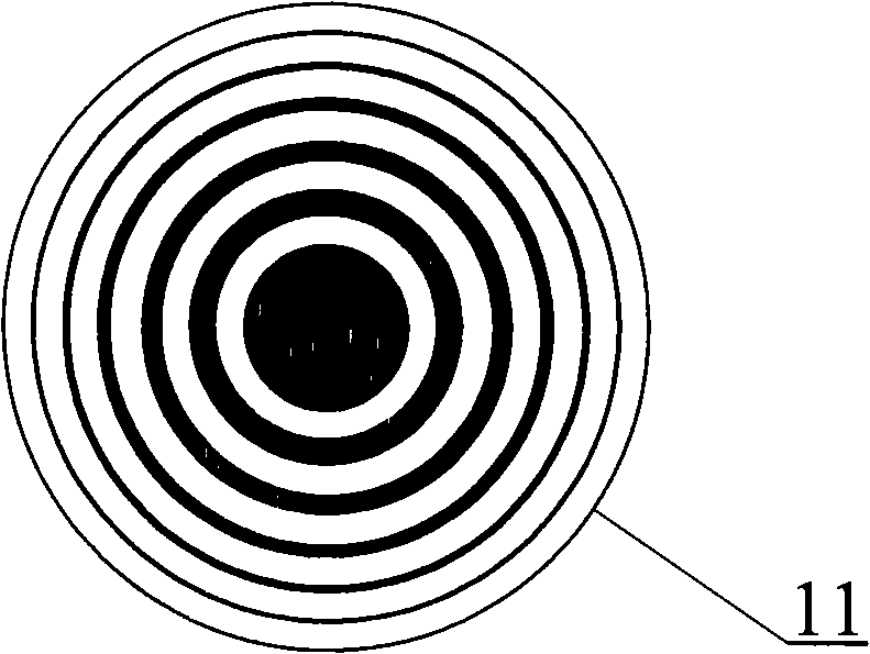 Portable blood sugar detector based on multi-ring array light sound sensor and testing method