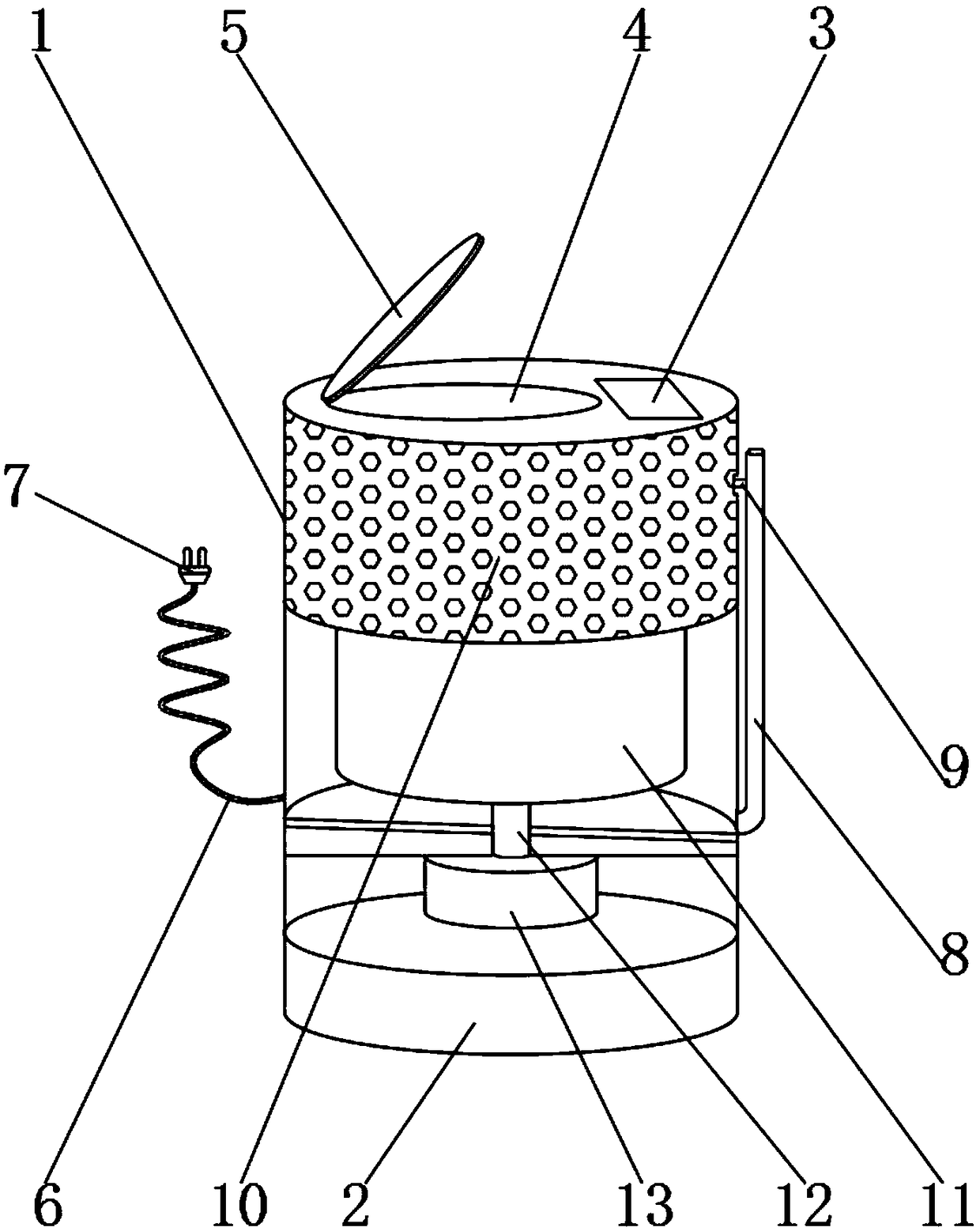 A wastewater deslimer used for environment protection engineering