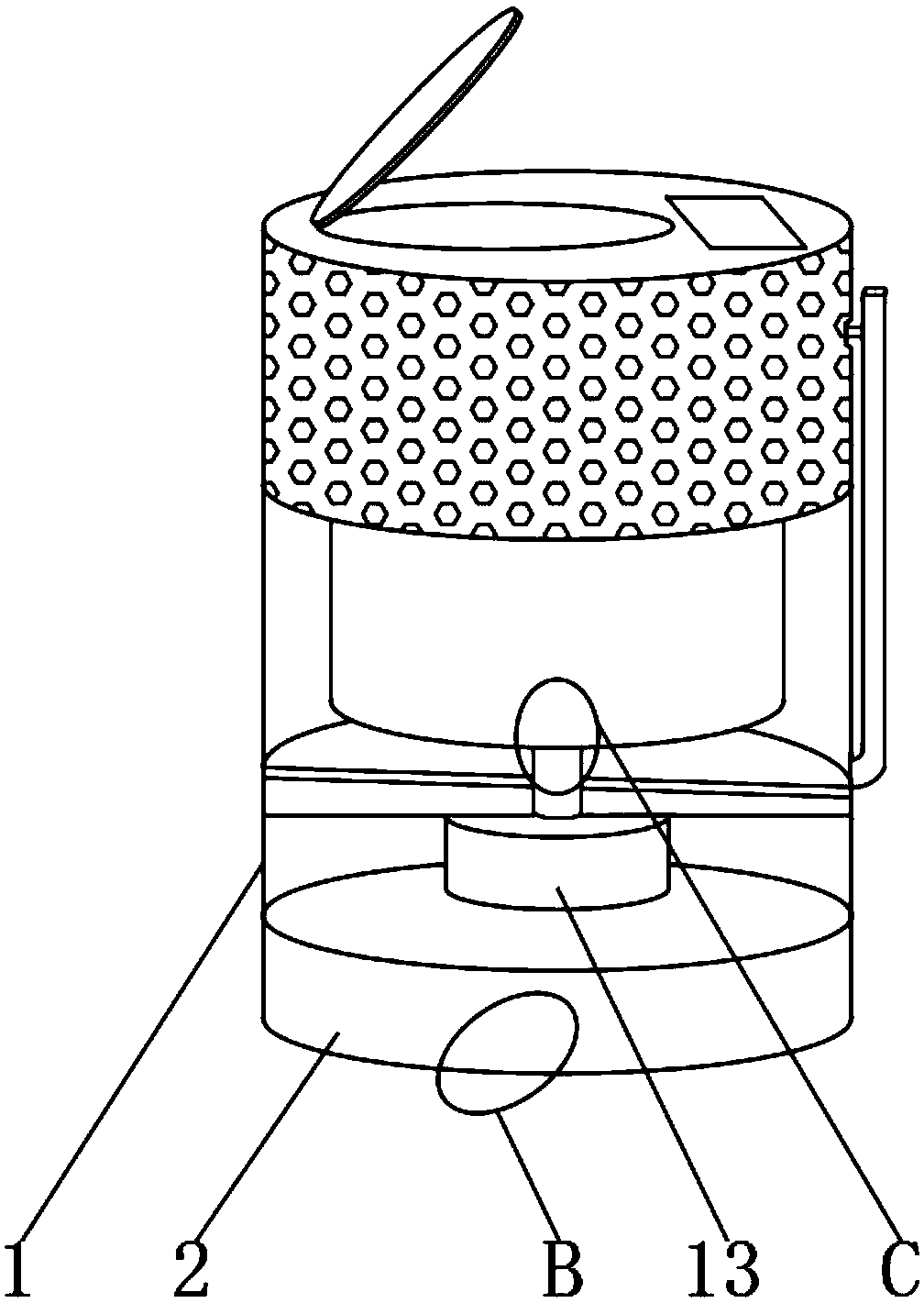 A wastewater deslimer used for environment protection engineering