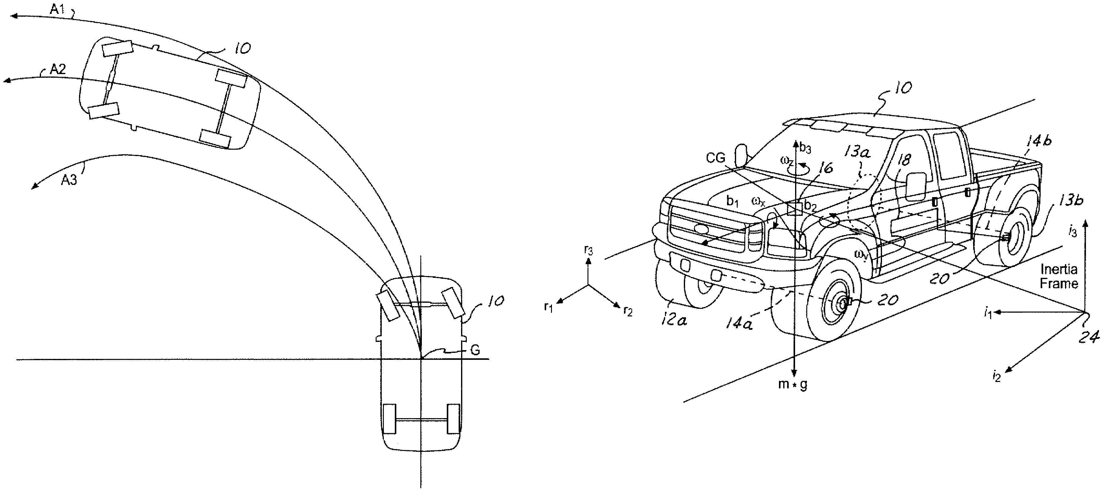 Control system for brake-steer assisted parking and method therefor