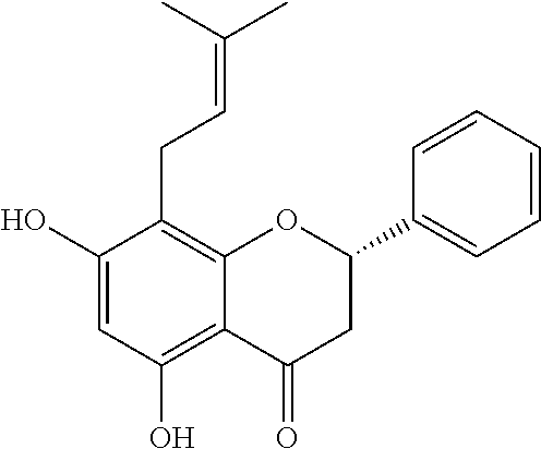 Use of glabranin for stimulating hair growth