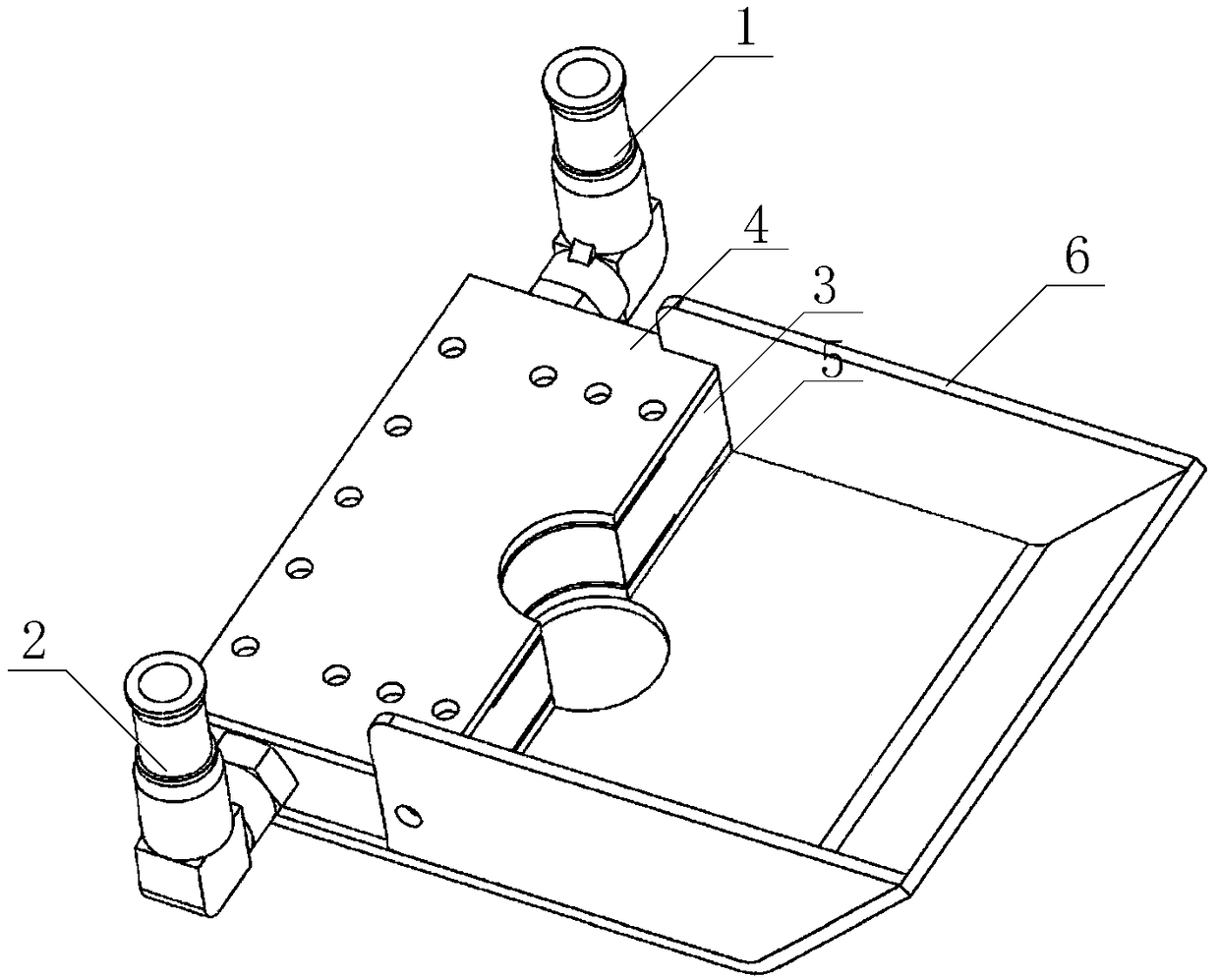 Shielded gas knife for hybrid laser welding