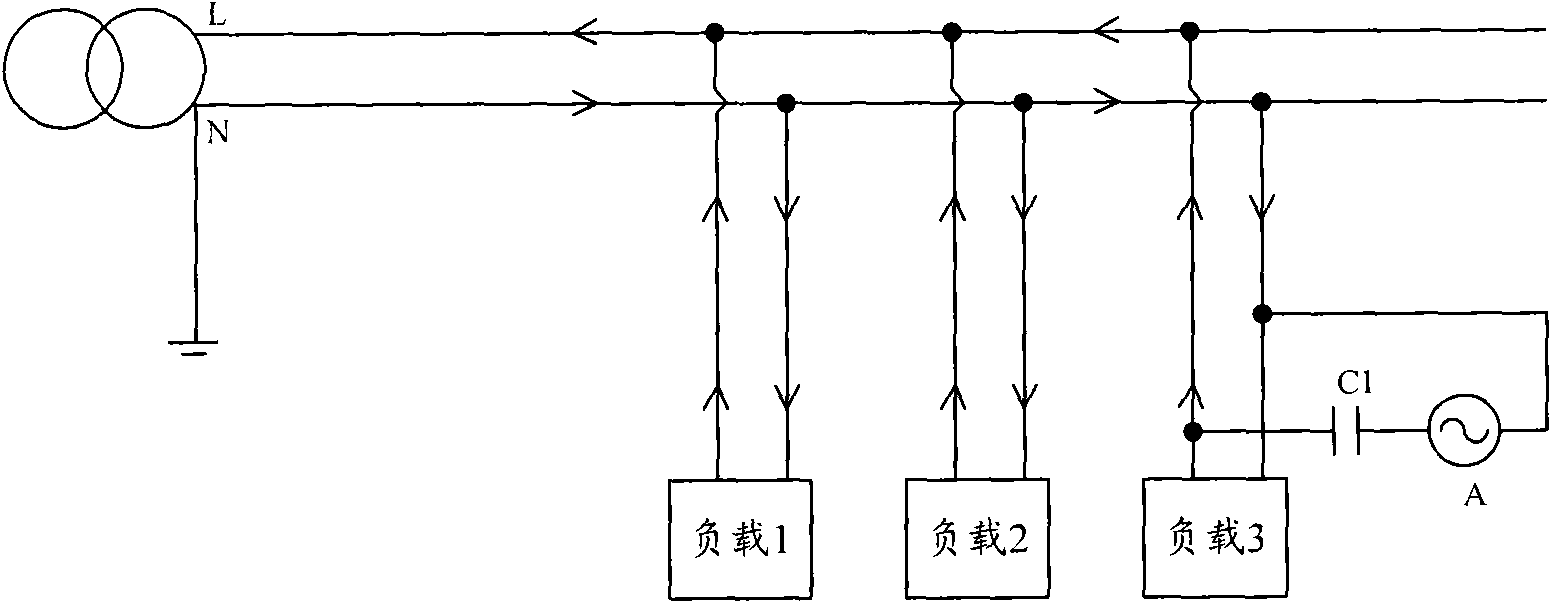 Cable detecting device and method for realizing detection and station user identification apparatus