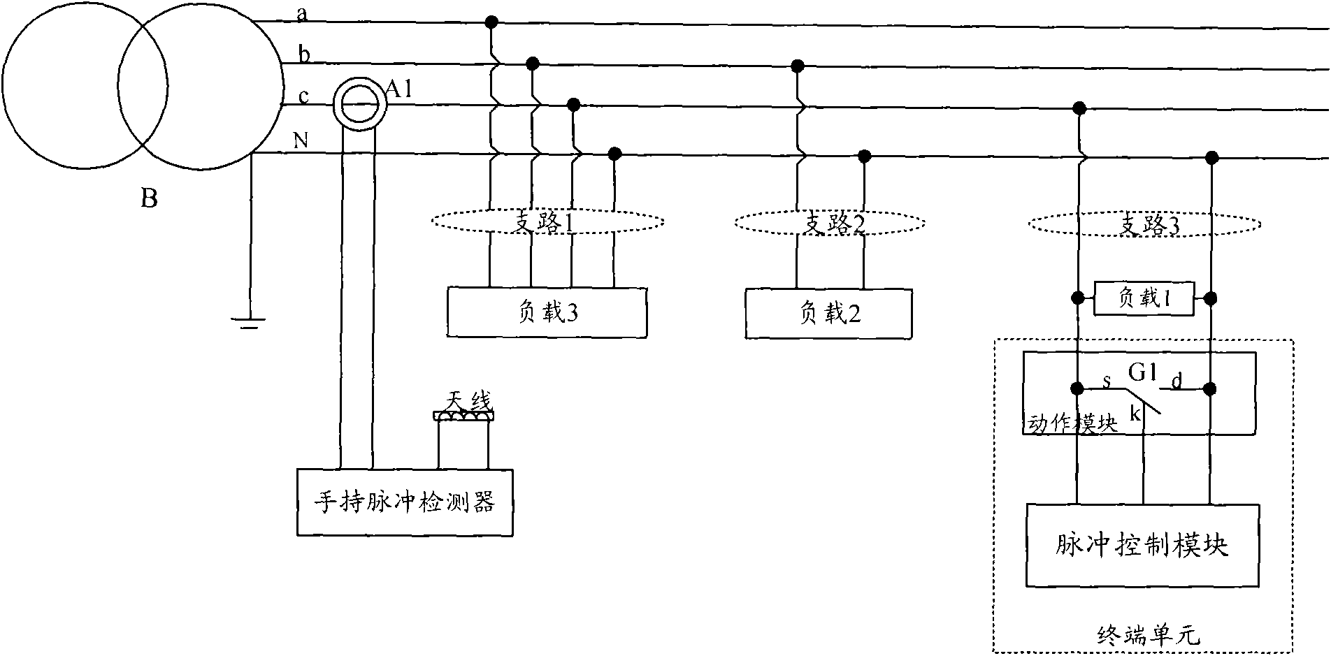 Cable detecting device and method for realizing detection and station user identification apparatus