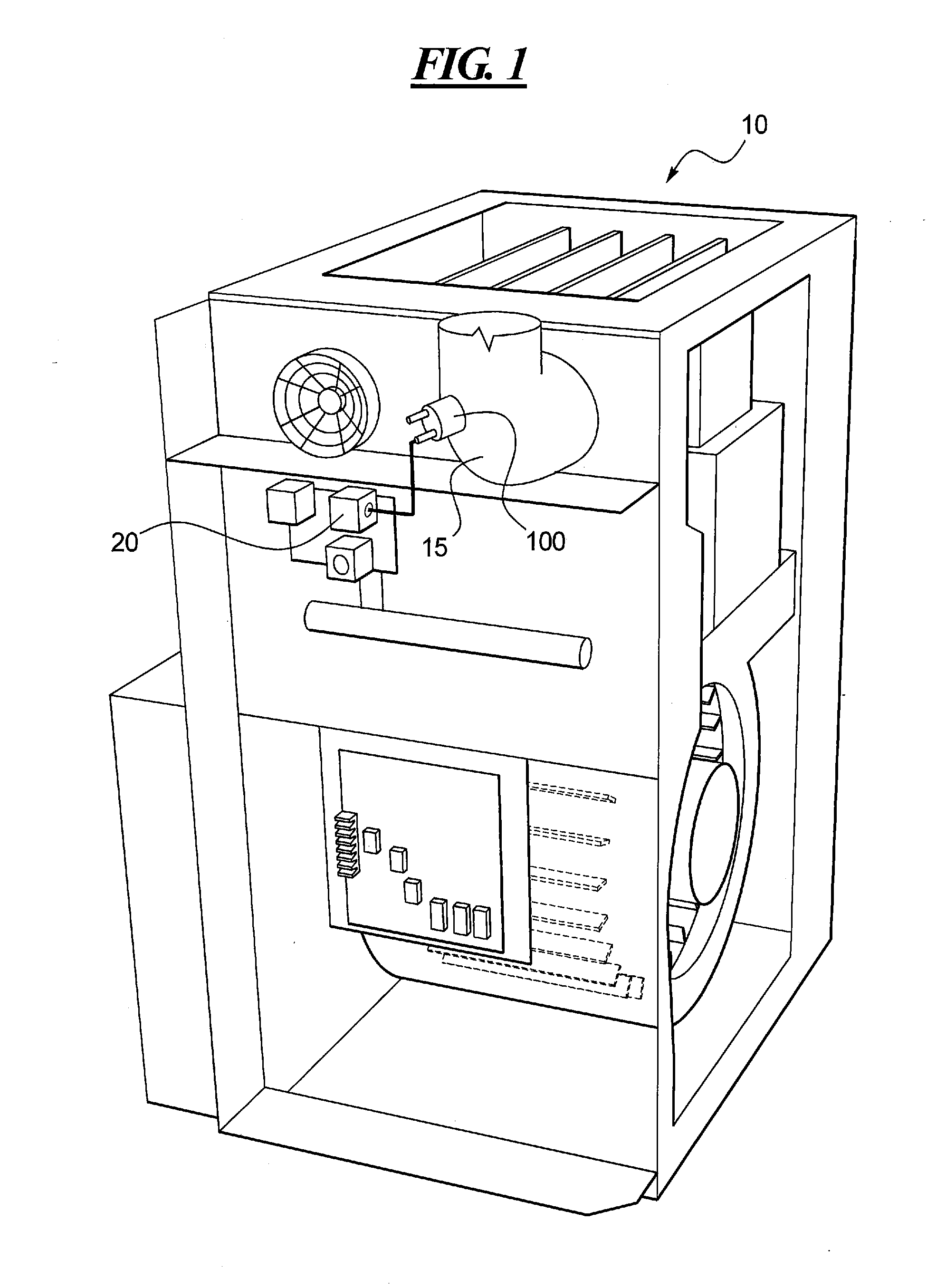 Flue Gas Sensor With Water Barrier Member