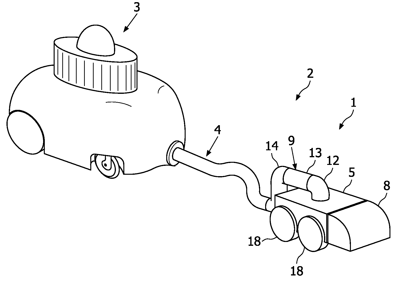 Robotic cleaning head