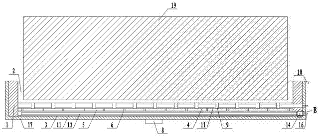 Compound machine glue tank heat preservation device