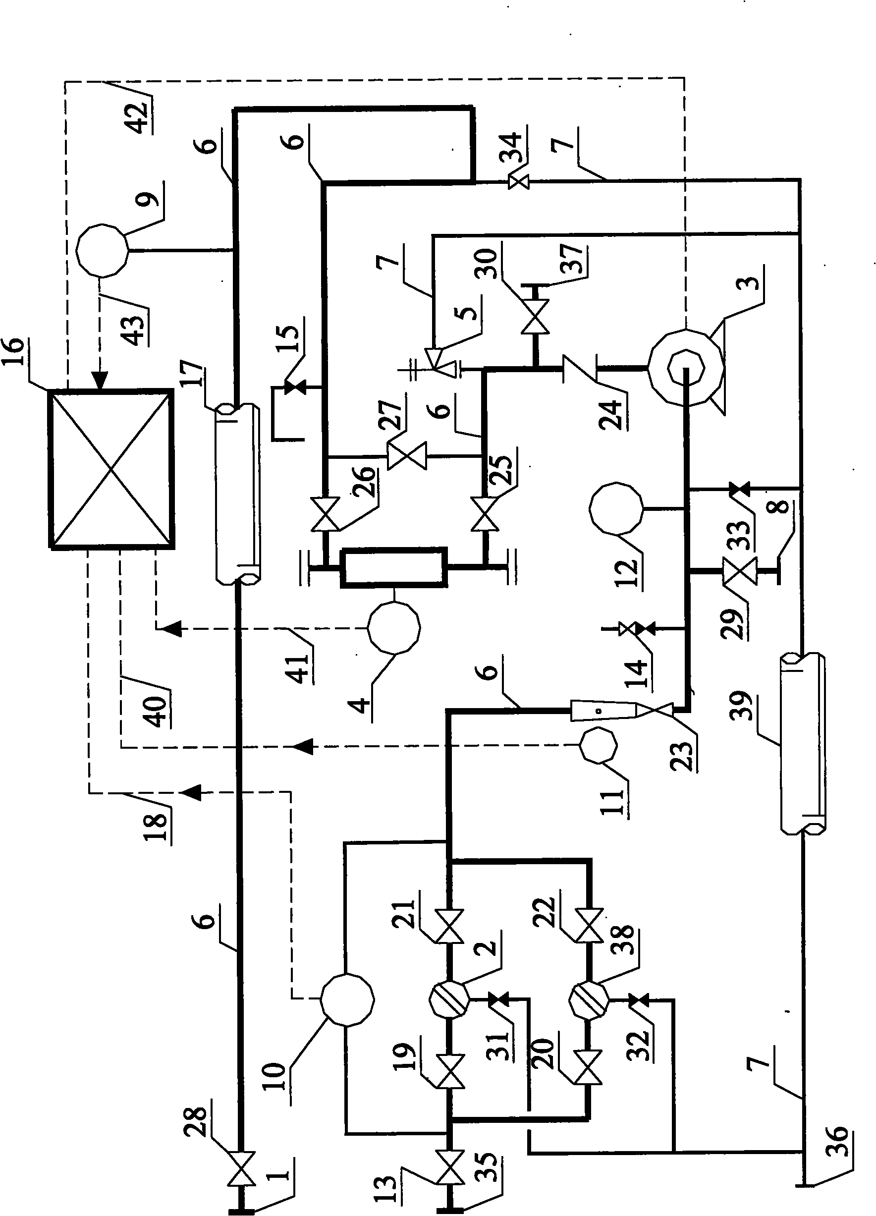 Online density measurement method and device of petroleum transmission pipeline