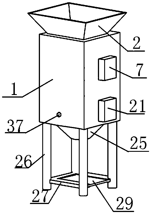 Building waste material crushing system and construction method thereof