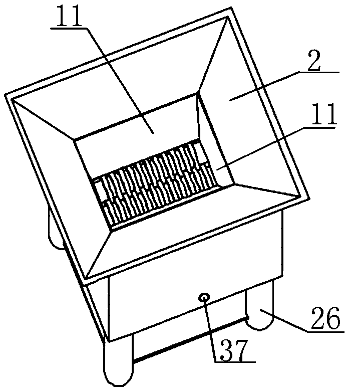 Building waste material crushing system and construction method thereof