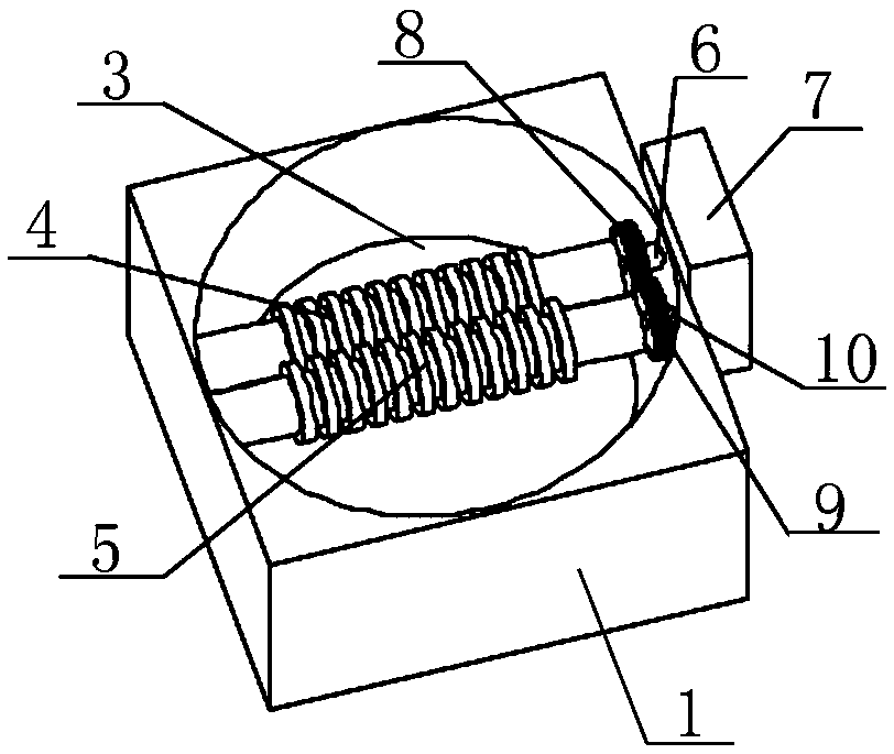 Building waste material crushing system and construction method thereof