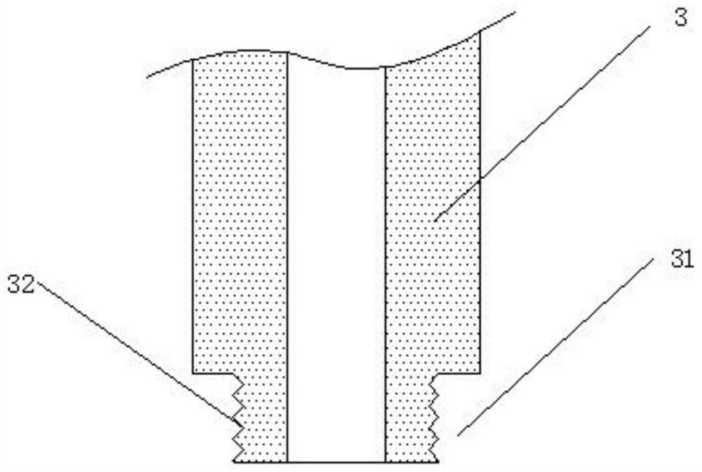 A joint structure of a ceramic plate and a metal cylindrical member